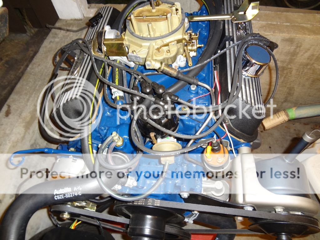 Routing 1970 351W Distributor Vacuum Lines Classic Cougar Community